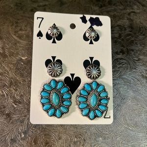 Turquoise cluster set